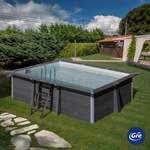 Schwimmbecke von GRE, in der Farbe Grau, aus Holzwerkstoff, andere Perspektive, Vorschaubild