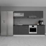 Küchenunterschrank von VCM, in der Farbe Grau, aus Metall, andere Perspektive, Vorschaubild