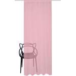Vorhang von Home Basics, in der Farbe Rosa, aus Voile, andere Perspektive, Vorschaubild
