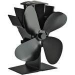 Kaminofen-Ventilator von Firefix, in der Farbe Schwarz, aus Metall, andere Perspektive, Vorschaubild