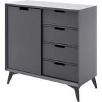 Highboard von loftscape, in der Farbe Grau, aus Holzwerkstoff, Vorschaubild