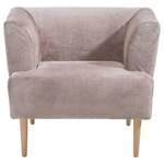 Loungesessel von Hom`in, in der Farbe Beige, aus Textil, andere Perspektive, Vorschaubild