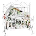 Zeitungsständer von Ambia Home, in der Farbe Weiss, aus Metall, Vorschaubild