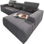 Couch von DOMO collection, in der Farbe Grau, aus Holzwerkstoff, andere Perspektive, Vorschaubild