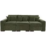 2 & 3 Sitzer Sofa von Guido Maria Kretschmer Home&Living, in der Farbe Grün, aus Samtvelours, andere Perspektive, Vorschaubild