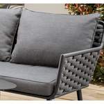 Gartenlounge-Set von Destiny, in der Farbe Grau, aus Polyrattan, andere Perspektive, Vorschaubild