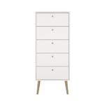 Highboard von home affaire, in der Farbe Weiss, aus Material-mix, andere Perspektive, Vorschaubild