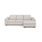 Ecksofa von sit&more, in der Farbe Silber, aus Teilmassiv, andere Perspektive, Vorschaubild