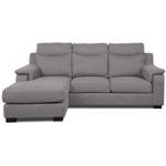 Ecksofa von home affaire, in der Farbe Braun, aus Teilmassiv, andere Perspektive, Vorschaubild