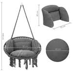 Loungemöbel-Garte von Detex®, in der Farbe Grau, aus Polyester, andere Perspektive, Vorschaubild