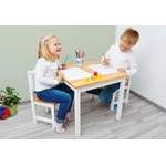 Kindersitzgruppe von Pinolino, in der Farbe Weiss, aus Holzwerkstoff, andere Perspektive, Vorschaubild