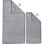 Handtuch-Set von twentyfour, in der Farbe Grau, aus Textil, andere Perspektive, Vorschaubild