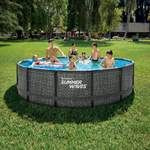 Schwimmbecke von Summerwaves, in der Farbe Grau, aus Kunststoff, andere Perspektive, Vorschaubild
