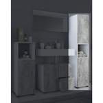 Badezimmerschrank von MID.YOU, in der Farbe Grau, aus Holzwerkstoff, andere Perspektive, Vorschaubild