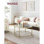 Couchtisch von VASAGLE, in der Farbe Gold, aus Metall, andere Perspektive, Vorschaubild