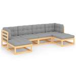 4-Sitzer Lounge-Set der Marke Ebern Designs