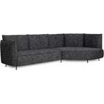 Couch von Designwerk, in der Farbe Grau, aus Flachgewebe, andere Perspektive, Vorschaubild