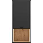 Hängevitrine von loftscape, in der Farbe Schwarz, aus Holzwerkstoff, andere Perspektive, Vorschaubild