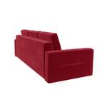 2 & 3 Sitzer Sofa, in der Farbe Rot, andere Perspektive, Vorschaubild