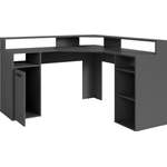Schreibtisch von MID.YOU, in der Farbe Grau, aus Kunststoff, andere Perspektive, Vorschaubild