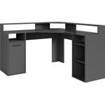Schreibtisch von MID.YOU, in der Farbe Grau, aus Kunststoff, Vorschaubild
