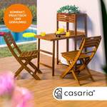 Gartenmobel von Casaria®, aus Akazienholz, andere Perspektive, Vorschaubild
