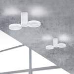 Strahler und Spot von ICONE, in der Farbe Weiss, aus Aluminium, andere Perspektive, Vorschaubild