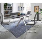 Sitzbank von MCA Furniture, in der Farbe Grau, aus Metall, andere Perspektive, Vorschaubild