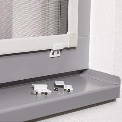 Designer Türgarnitur, Zimmer Türgriff WC / Bad Aluminium matt in 4 Farben -  Ricardo Borelli Q02
