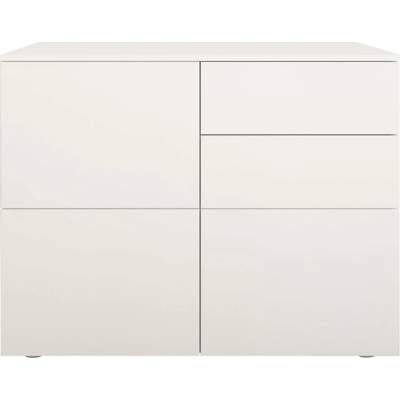 Weiß | der cm, 93 Kommode borchardt BxHxT 93x35x72 für in Preisvergleich Breite Ladendirekt Möbel cm, »Rova«, Farbe