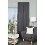 Gardine von Home Basics, in der Farbe Schwarz, aus Textil, Vorschaubild