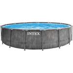Schwimmbecke von Intex, in der Farbe Grau, aus Stahl, andere Perspektive, Vorschaubild