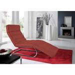 Relaxliege von Chilliano, in der Farbe Rot, aus Textil, andere Perspektive, Vorschaubild