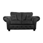 2 & 3 Sitzer Sofa, in der Farbe Schwarz, aus Samt, der Marke Mercer41, Vorschaubild