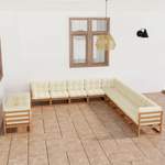 Loungemöbel-Garte, in der Farbe Braun, aus Holz, der Marke Ebern Designs, Vorschaubild