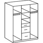 Ordnungssystem von Wimex, in der Farbe Weiss, aus Holzwerkstoff, andere Perspektive, Vorschaubild