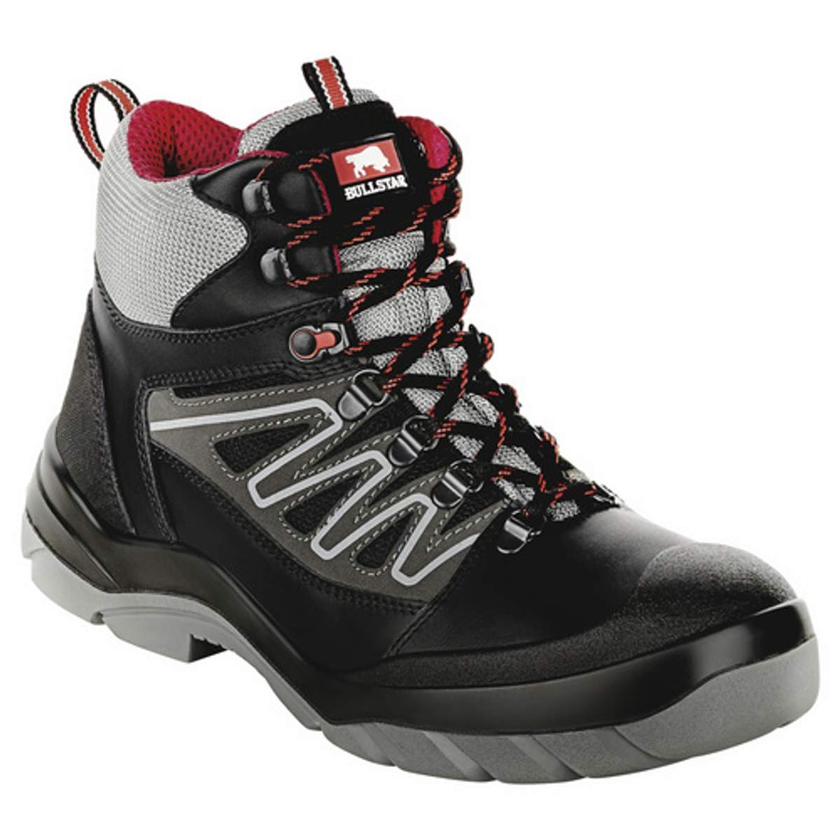 BULLSTAR Sicherheitsstiefel, TECHNO PLUS, S3, Nylon | Rindsleder, 41 BULLSTAR Sicherheitsstiefel, TECHNO PLUS, S3, Nylon | Rindsleder, 41
