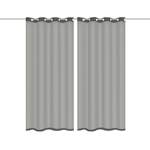 Schlaufenschal von Home Basics, in der Farbe Grau, aus Textil, andere Perspektive, Vorschaubild