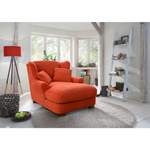 Loungesessel von Livetastic, in der Farbe Orange, aus Textil, andere Perspektive, Vorschaubild