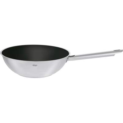 Preisvergleich für RÖSLE Wok »ELEGANCE«, Edelstahl 18/10, (1 tlg.),  Keramikbeschichtung ProCera, backofen- und induktionsgeeignet, Ø 28 cm,  BxHxT 28x9.5x28 cm, GTIN: 4004293133625 | Ladendirekt