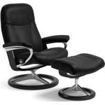 Relaxsessel von Stressless®, in der Farbe Schwarz, aus Leder, Vorschaubild