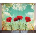 Thermovorhang Poppies der Marke East Urban Home