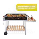 Grillwagen von BBQ Collection, in der Farbe Schwarz, aus Edelstahl, andere Perspektive, Vorschaubild