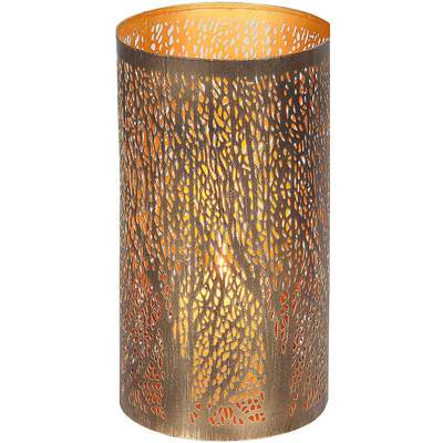 Preisvergleich für Schneider Kerzenlaterne »Shine«, (1 St.), aus Metall, Höhe  ca. 28,5 cm, BxHxT 12x29x13 cm, in der Farbe Braun, GTIN: 4061149186778 |  Ladendirekt